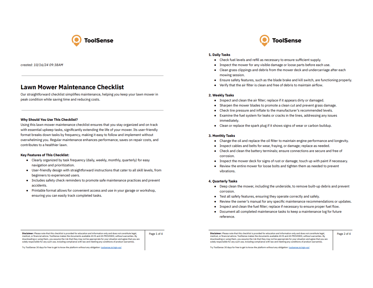 Essential Lawn Mower Maintenance Checklist for Optimal Performance and Longevity