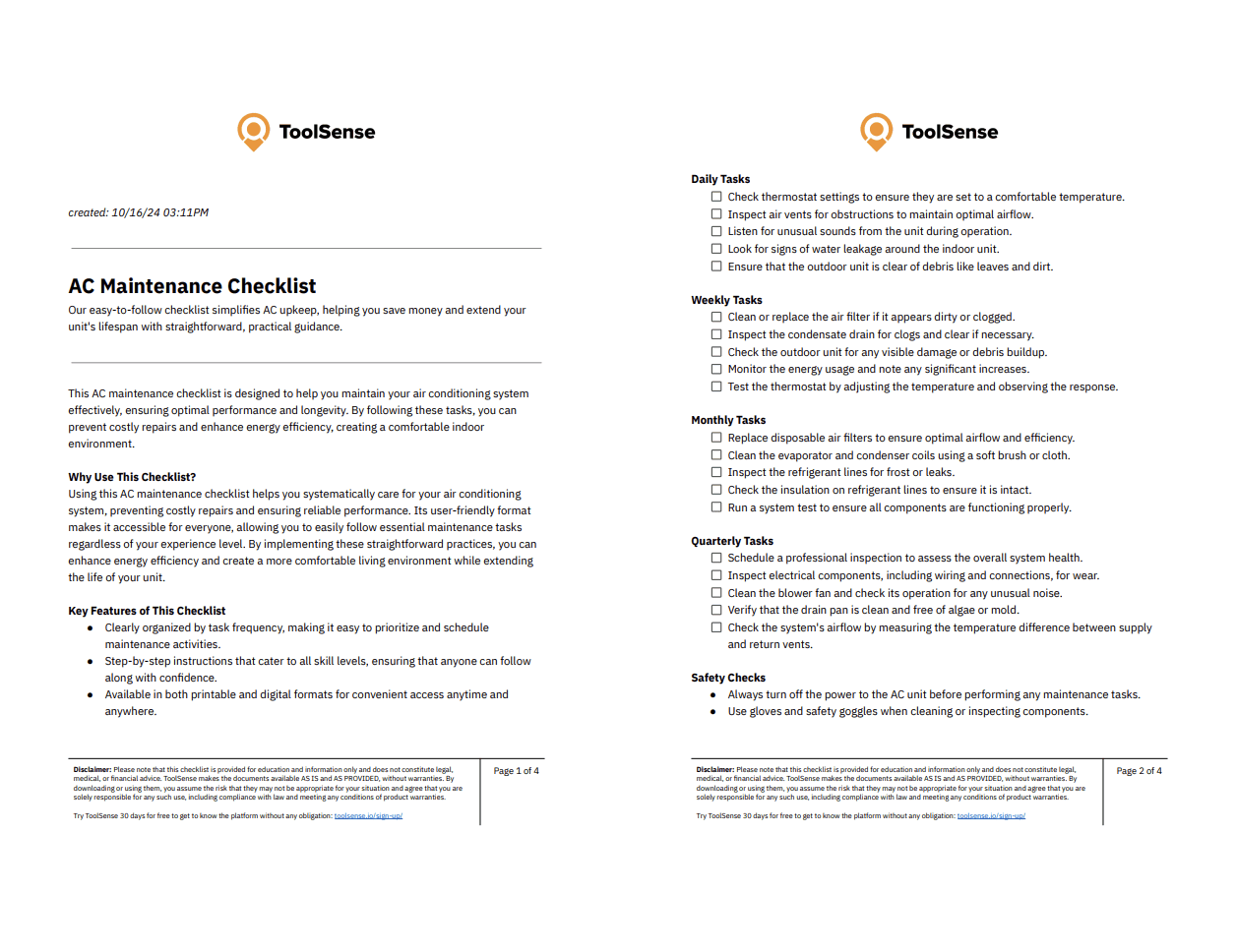 Maximize Efficiency with Our Essential AC Maintenance Checklist for Optimal Performance